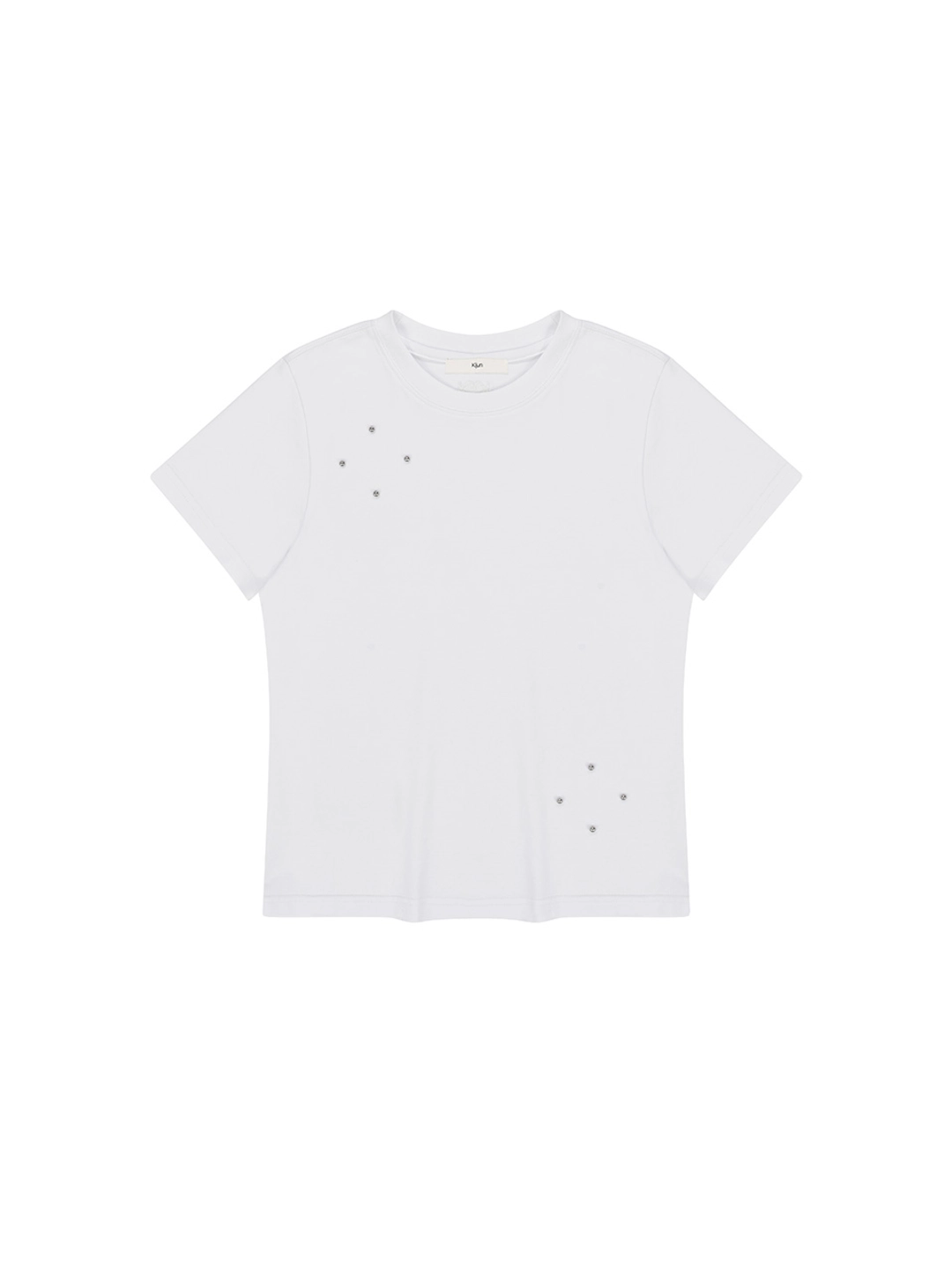 기준 Dew Studded Tee Off-White 상품 이미지 1