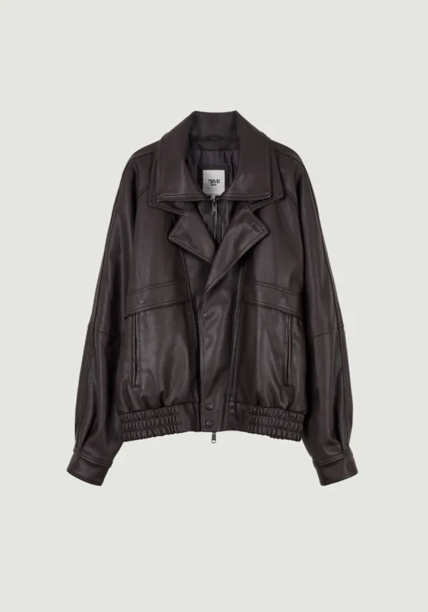 ELSA LEATHER JUMPER