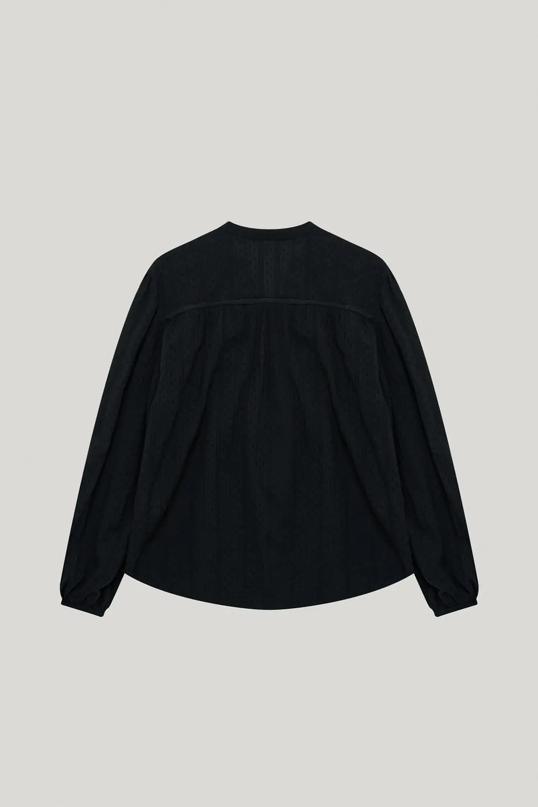 포에트 서울 pure lace punching blouse_black 상품 이미지 3