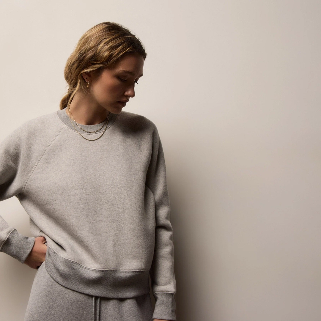 제임스펄스 Cozy Fleece Crew - Heather Grey 상품 이미지 2