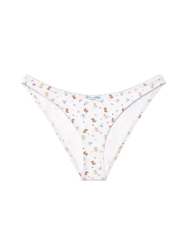 BLUSH HIGH CUT BIKINI BOTTOM (TEDDY)