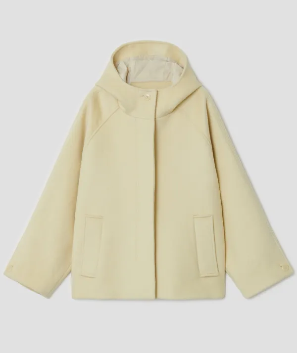 Hooded Half Coat [Yellow]