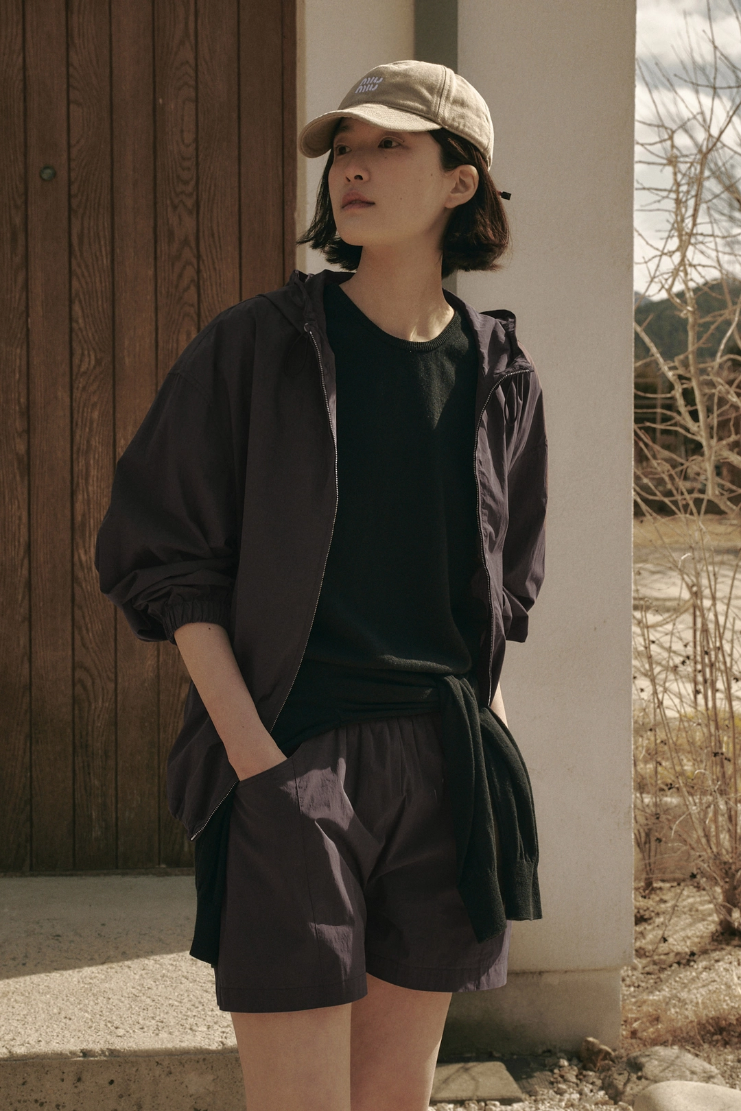 세이지먼트 PERRY HALF PANTS_WINE 상품 이미지 2
