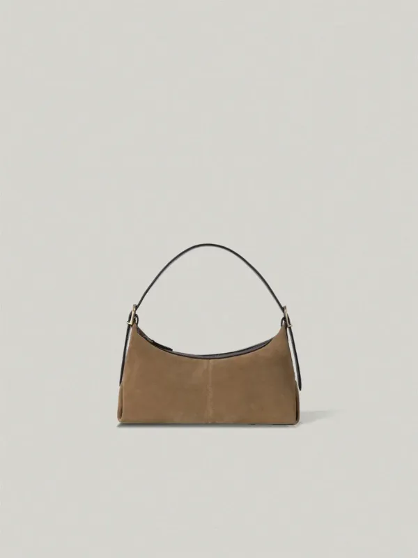 Mini Bateau Bag Beige - Suede미니 바토백 - 스웨이드