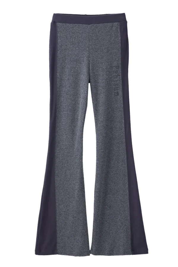 Soft Slim Boot-Cut Pants_Charcoal