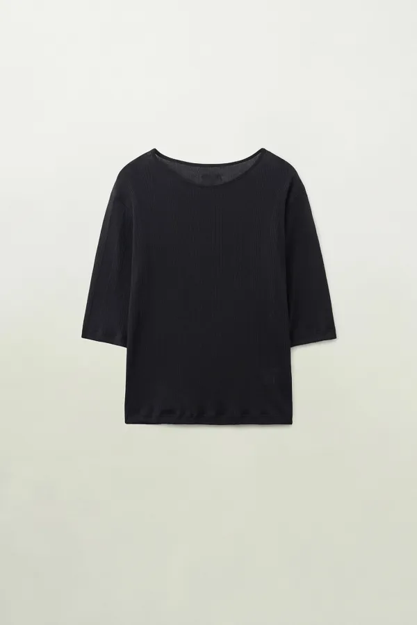 Plain air tee (Black)