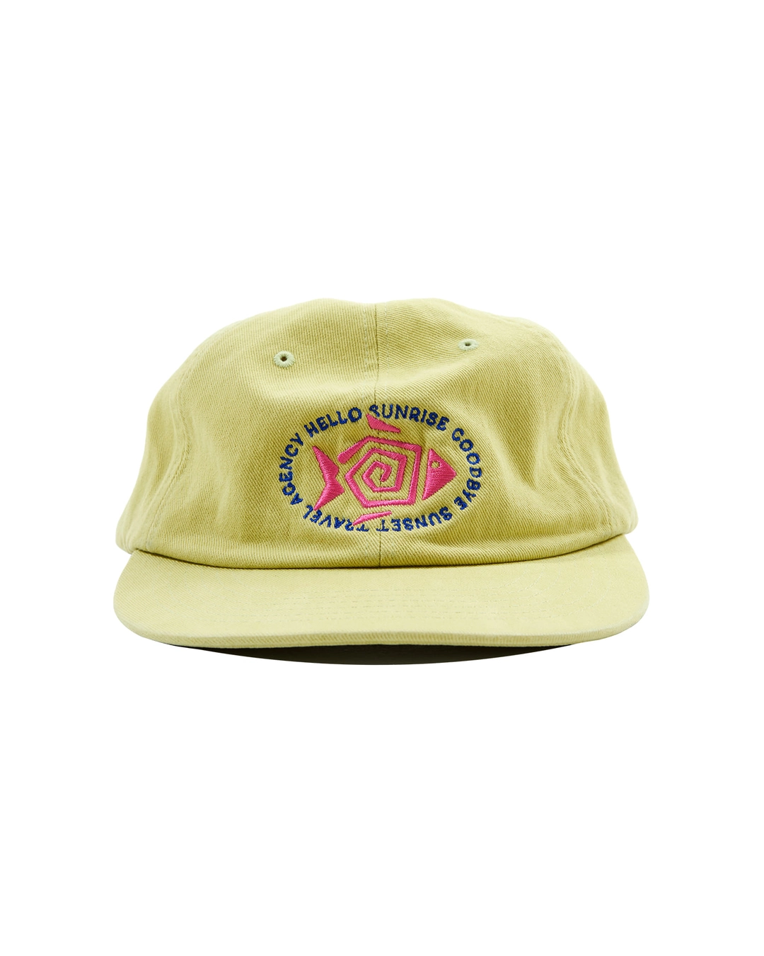 헬로선라이즈 Fish Oval Logo Relaxed Fit 6P Cap_Green Sheen 상품 이미지 2