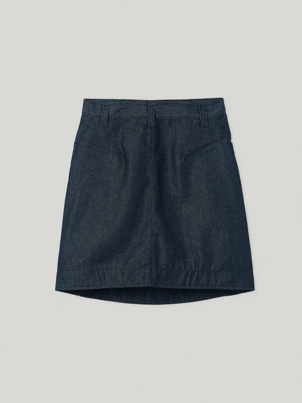 Blue Enna Denim Skirt