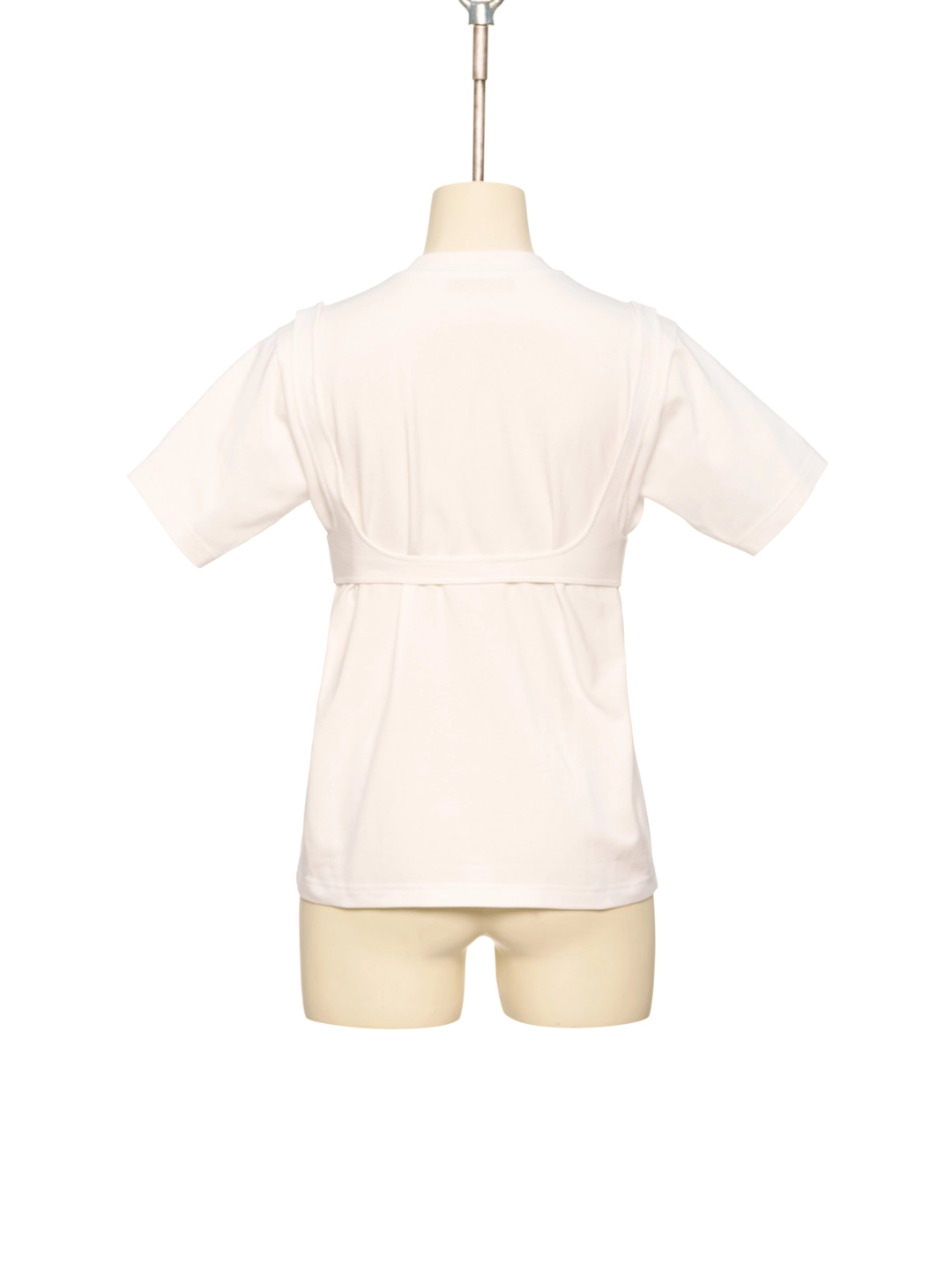 푸쉬버튼 PF26 WHITE BRA LAYERED T-SHIRT 상품 이미지 3