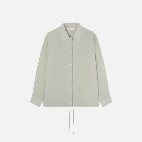 SIOT4196 시스루 셔츠 자켓_Olive