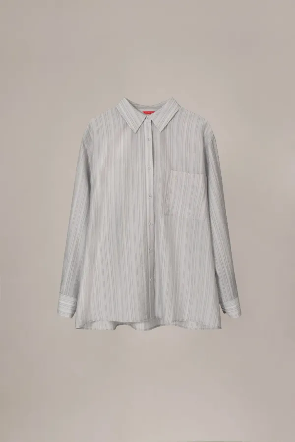 26SS_OVERSIZED TEXTURED SHIRT_GREY