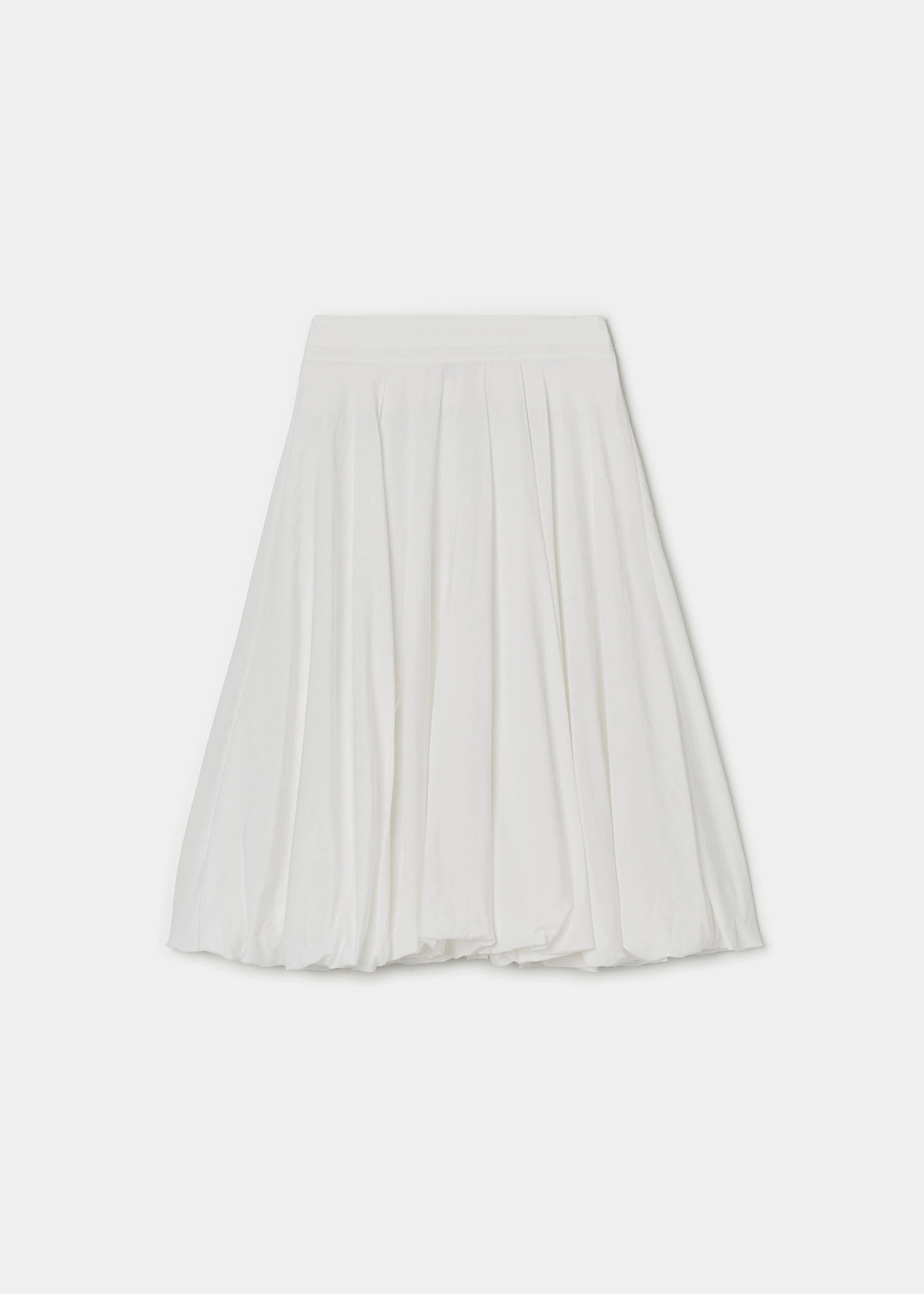 더라이 Balloon Banding Midi Skirt(White) 상품 이미지 3