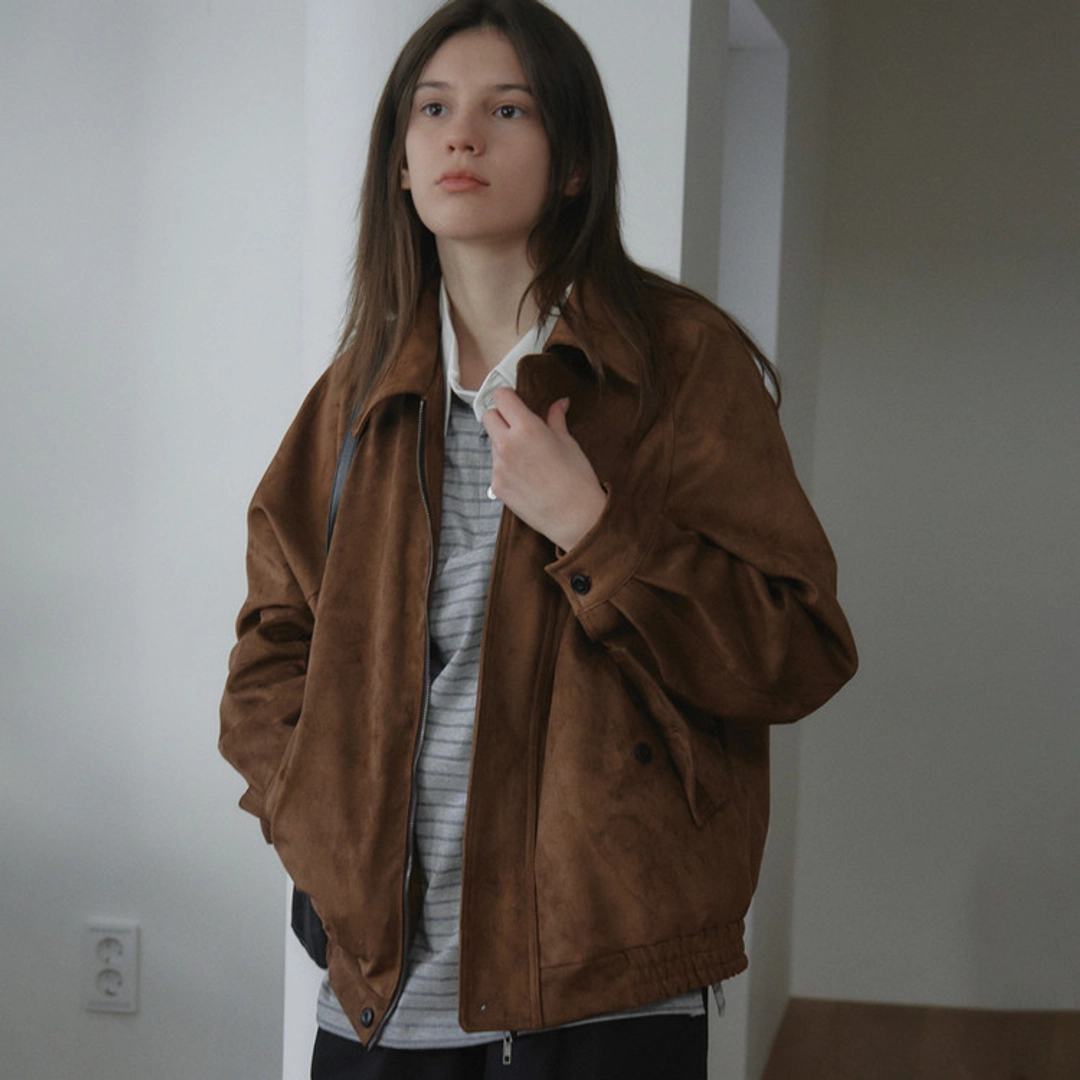 엘리오티 Irene Suede Blouson Jacket_2Color 상품 이미지 2