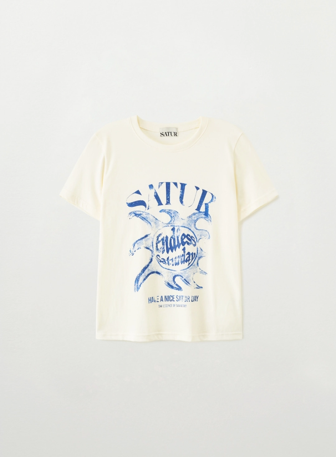 세터 (W) Sun Retro Graphic T-Shirt - Art Blue 상품 이미지 1