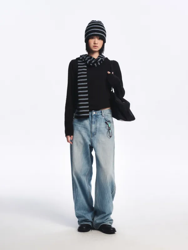 Relaxed Loose-Fit Jeans_Light Blue
