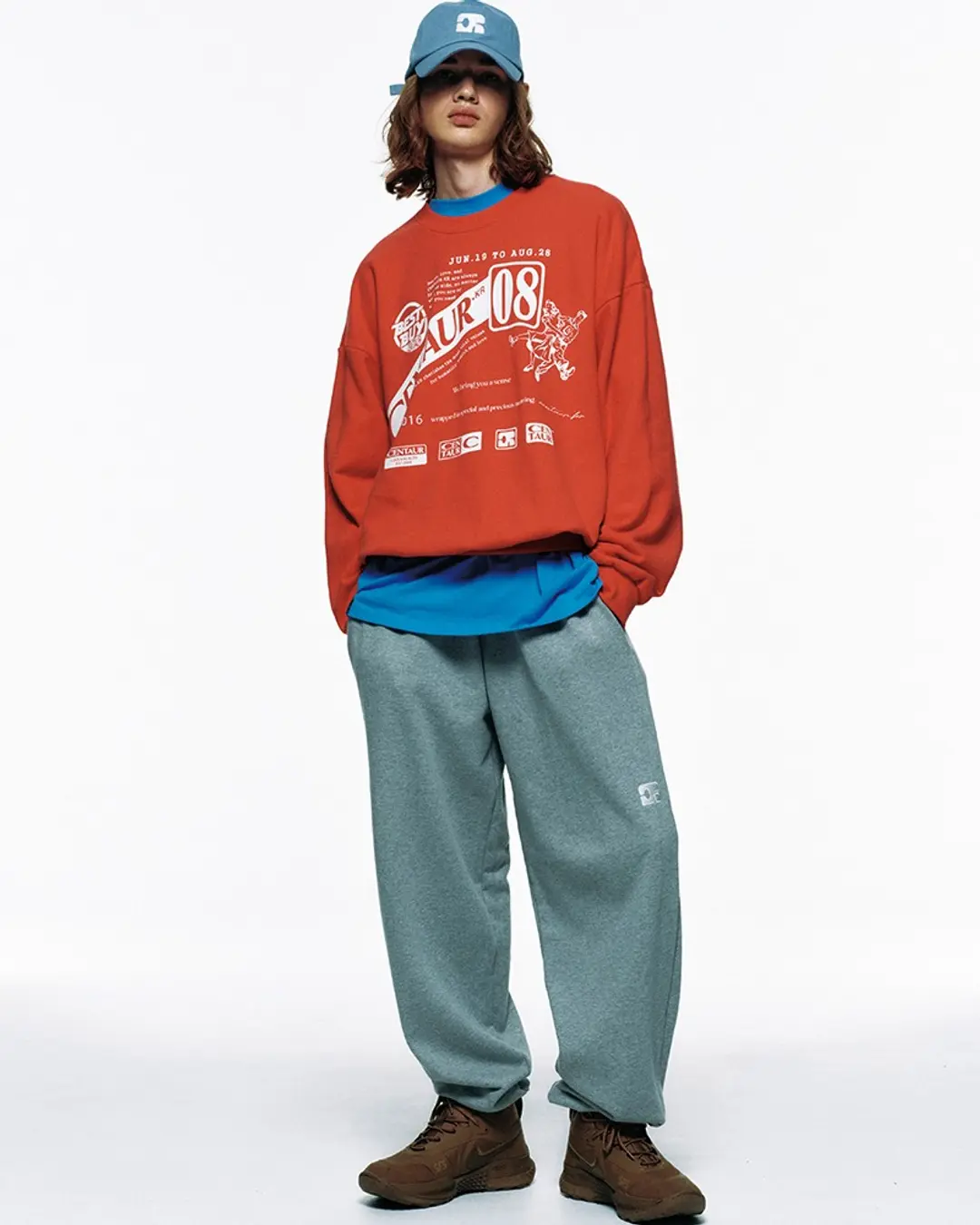 센토르 CENTAUR EMBLEM SWEATPANTS_DARK GREY 상품 이미지 1