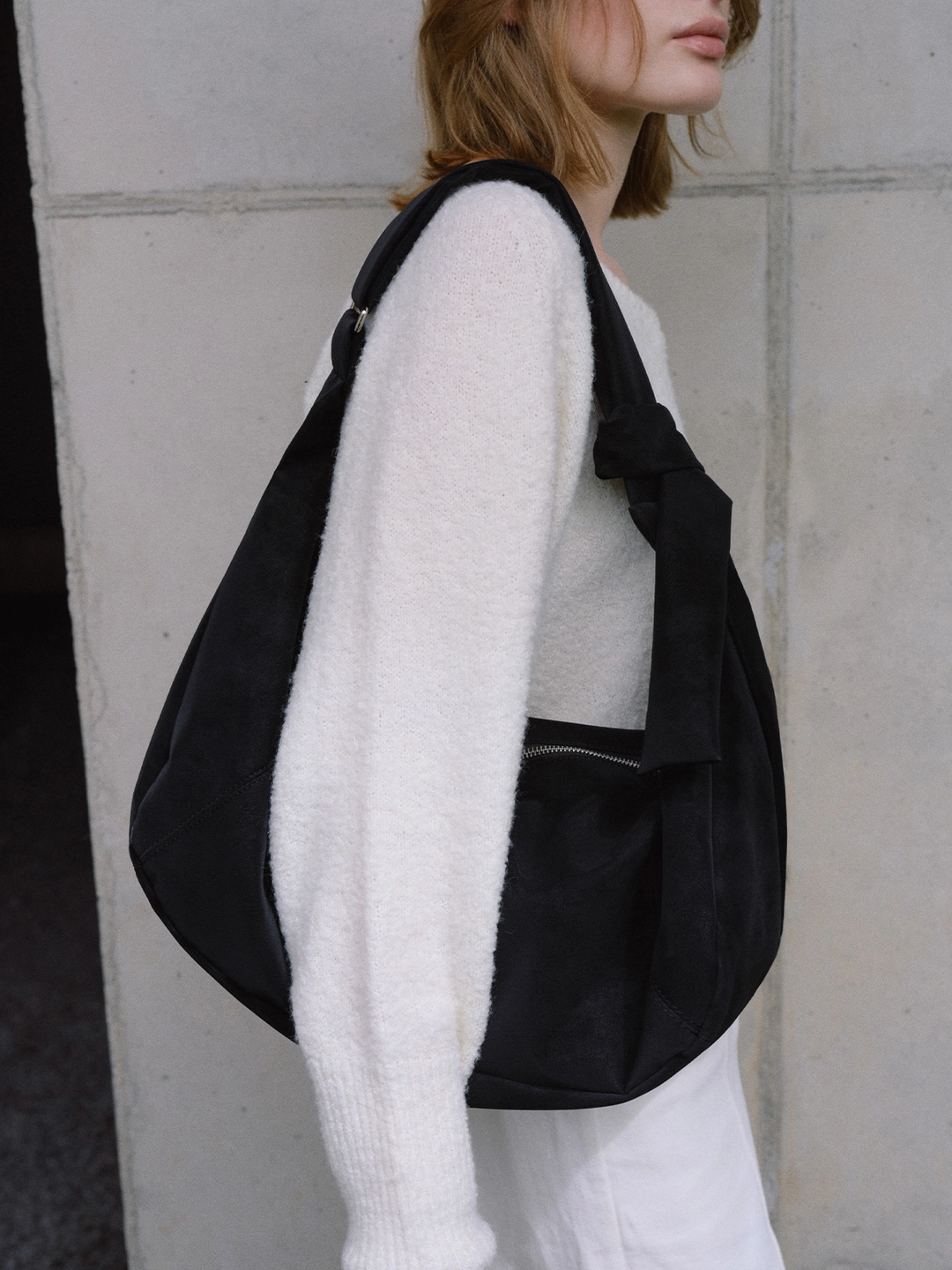 오브히 엘바 호보백 Elva Hobo Bag_Black 상품 이미지 2