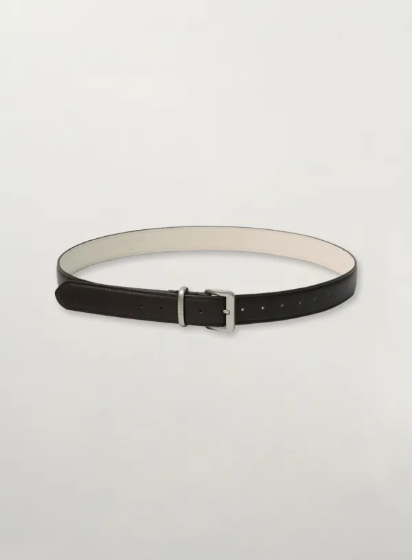 [이민정 Pick] Square Buckle Belt - Brown