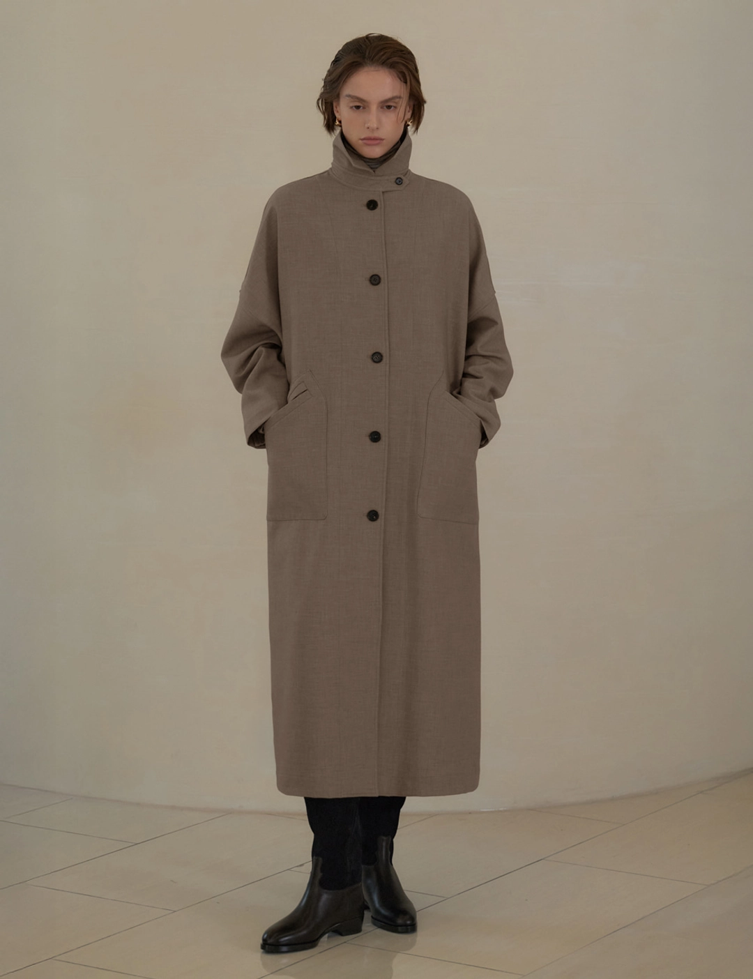 노미나떼 Nomad Travel Coat (Beige) 상품 이미지 1