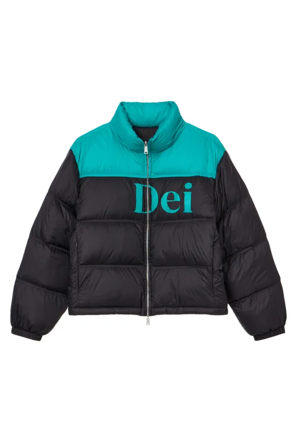 LOGO POINT DUCK DOWN IN BLACK