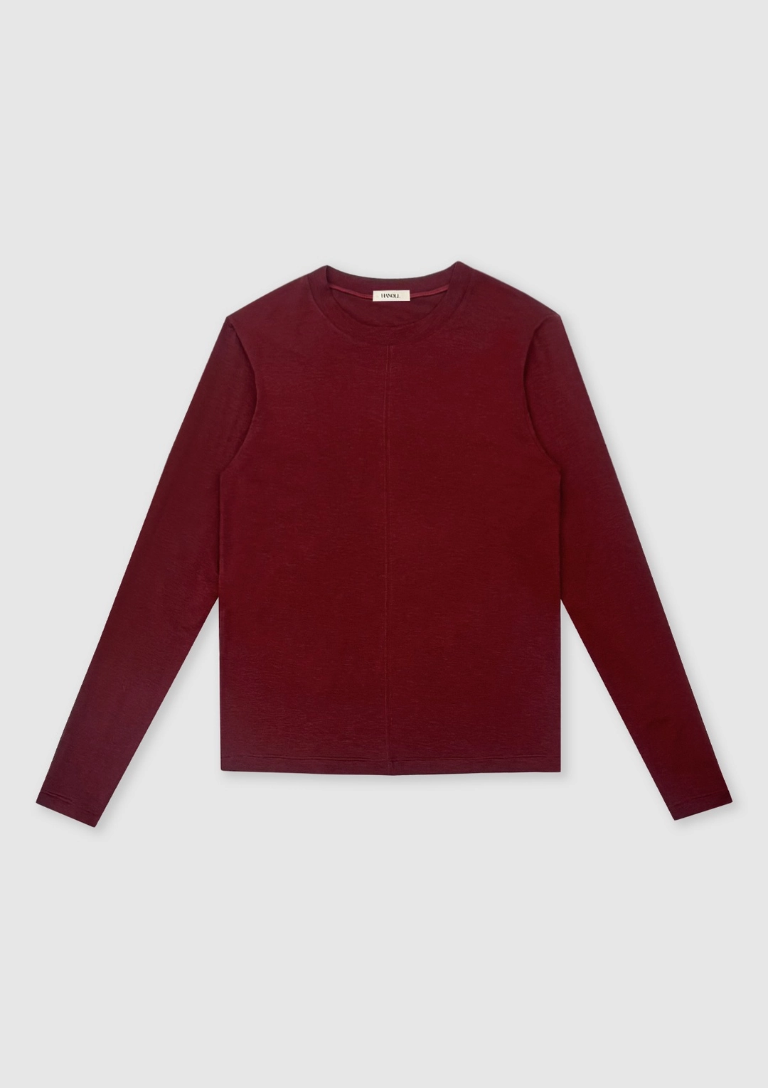 한올 Half Cozy Tee (Burgundy) 상품 이미지 1