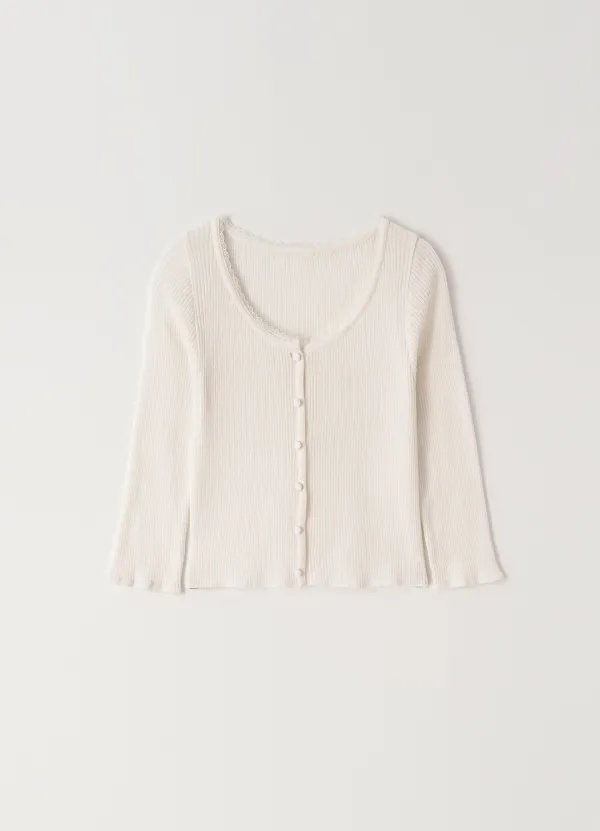 Wear Lace Cardigan(Ivory)