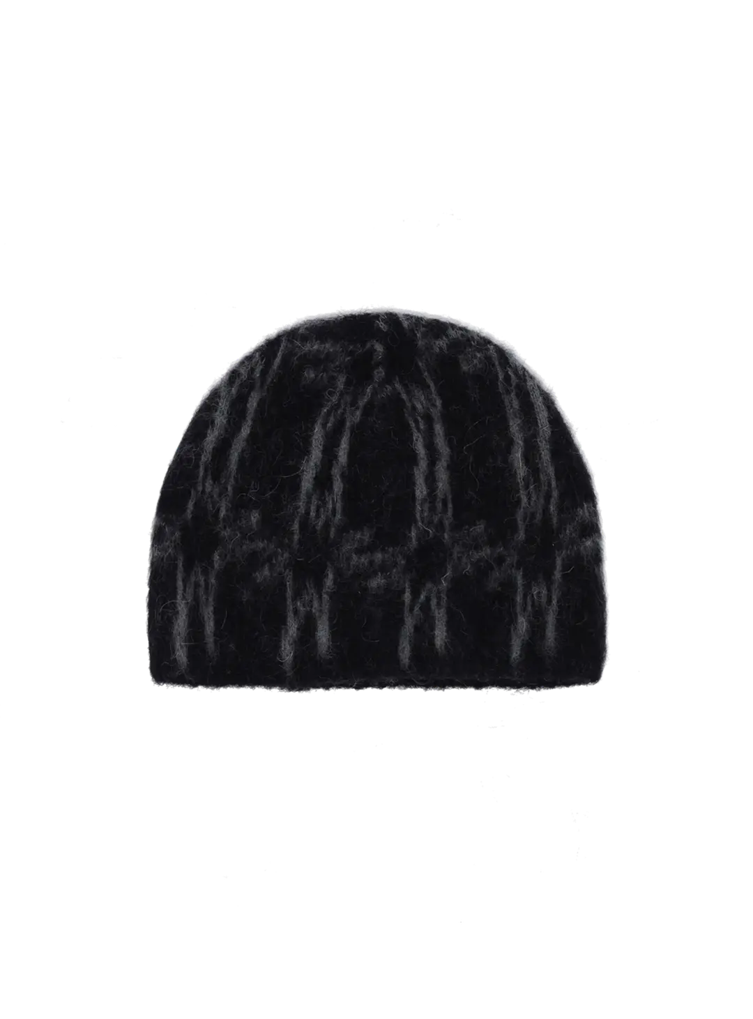 코스트퍼킬로 STAR CHECKED ANGORA BEANIE BLACK 상품 이미지 2