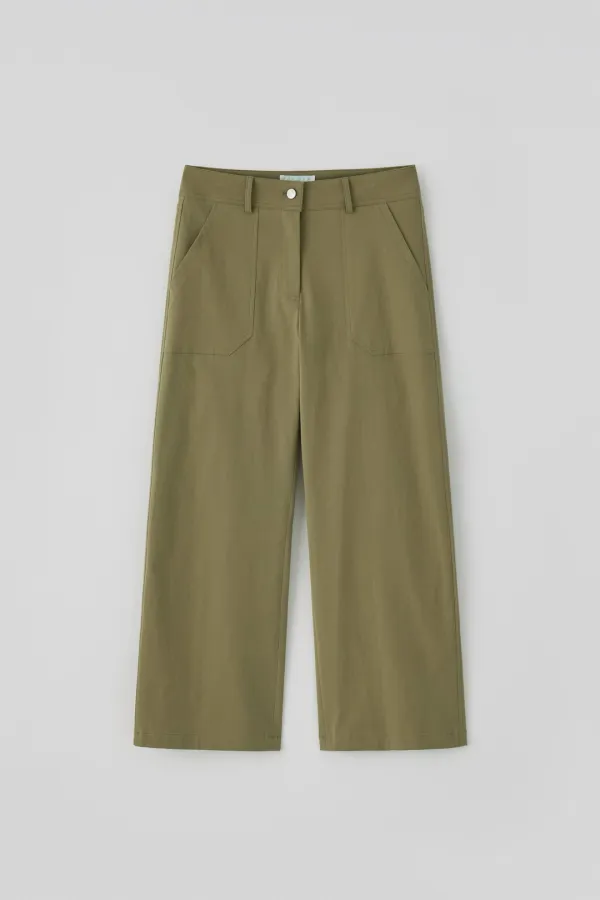 T/T Straight pocket pants (olive)