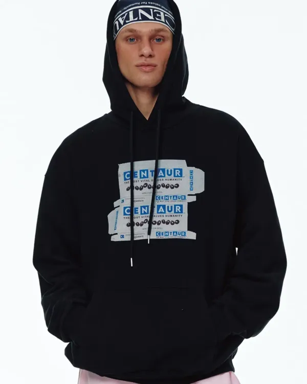 CENTAUR CHOCOLATE BOX HOODIE_BLACK