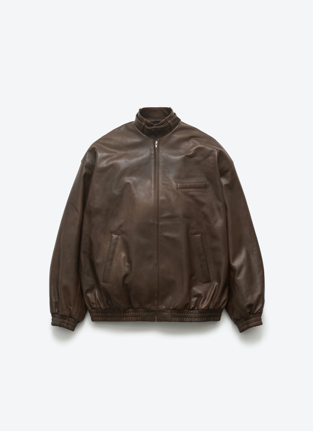 캐롤쇼페 BROWN LEATHER JUMPER 상품 이미지 3