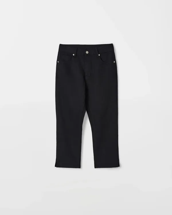 Stretch Capri Pants [BLACK]