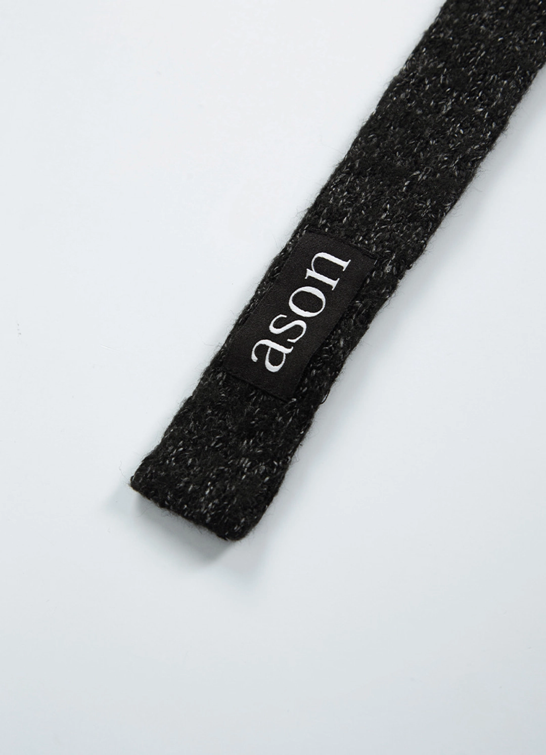 애즈온 NEP SLIM MUFFLER / BLACK 상품 이미지 2