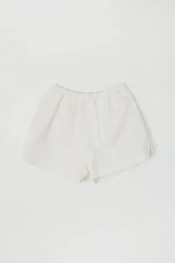 SHOEL COTTON HALF PANTS_IVORY