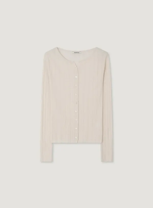 ROZ SLIM CARDIGAN_CREAM