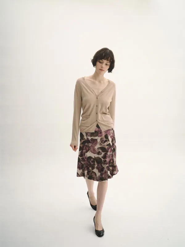 JARDIN DOUBLE PLEATS SK / FLOWER