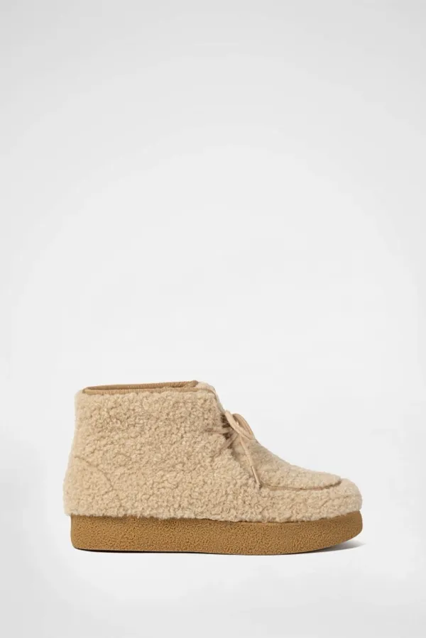 SHEARO FUR BOOTS / BEIGE
