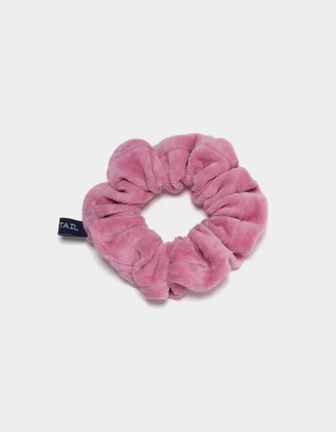포니테일 Lulu Velour Scrunchie (Pale Pink) 상품 이미지 2