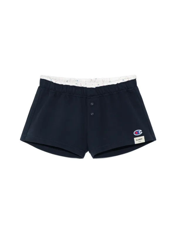 GLOWNY x Champion SWEAT SHORTS (NAVY)