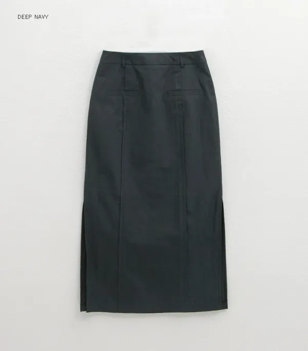 (SK-4921)ESSENTIAL PIN TUCK SET-UP SKIRT