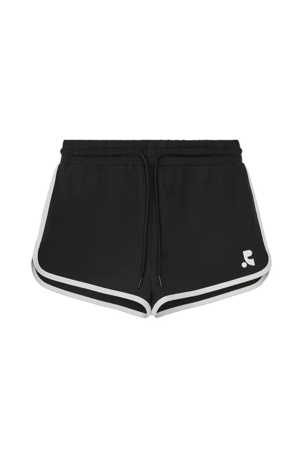 COLORATION SWIM SHORTS - BLACK