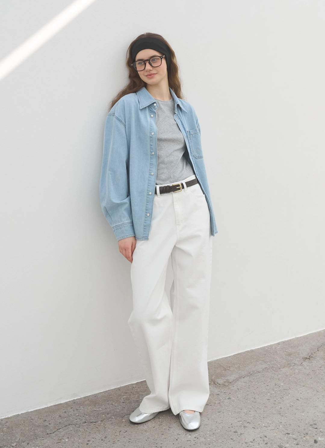쏘이르 (5COLOR)WIDE FIT VOLUME JEANS 상품 이미지 3