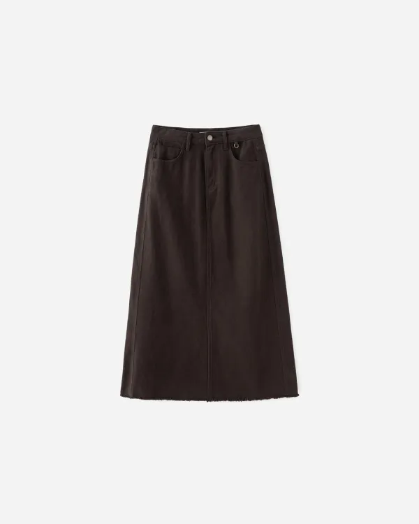 Harri Warm Cotton Maxi Skirt