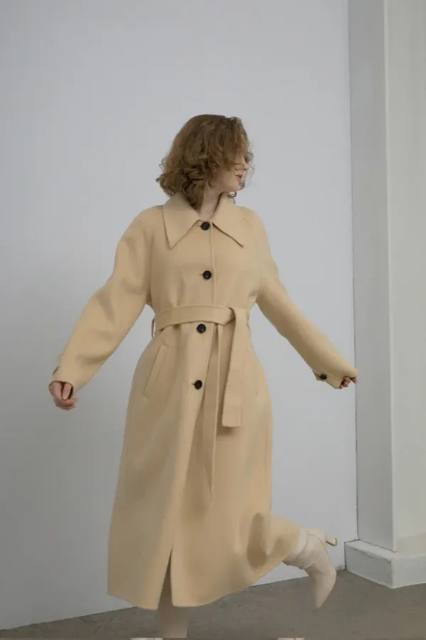 (시즌오프) LILISU Basic 01 Coat / Butter Yellow