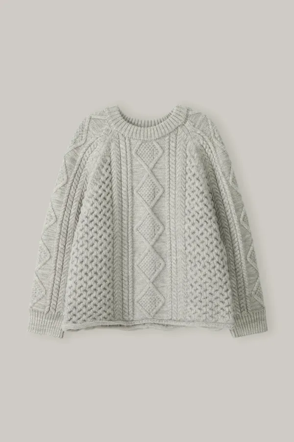 Aran Knit (Gray)