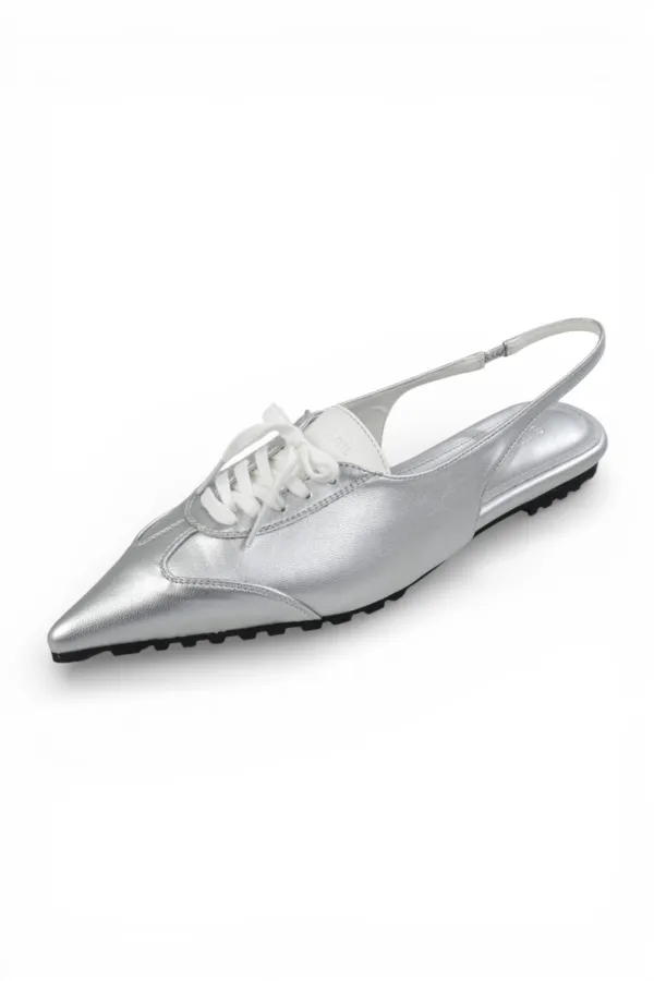 SNEAKER SLINGBACK SILVER