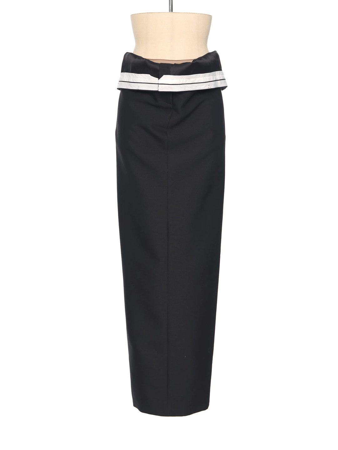 푸쉬버튼 SS25 BLACK FOLDED WAIT PANTY SKIRT 상품 이미지 1