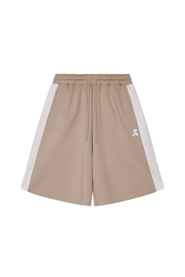 COLORATION JERSEY SHORTS - BEIGE