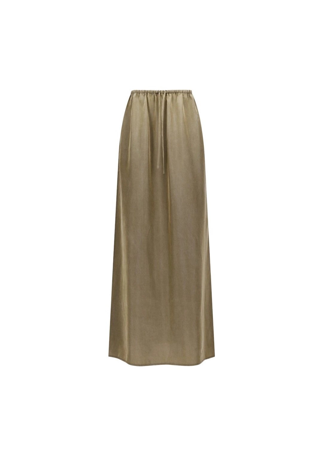 아모멘토 Cupro banding skirt, Khaki 상품 이미지 1