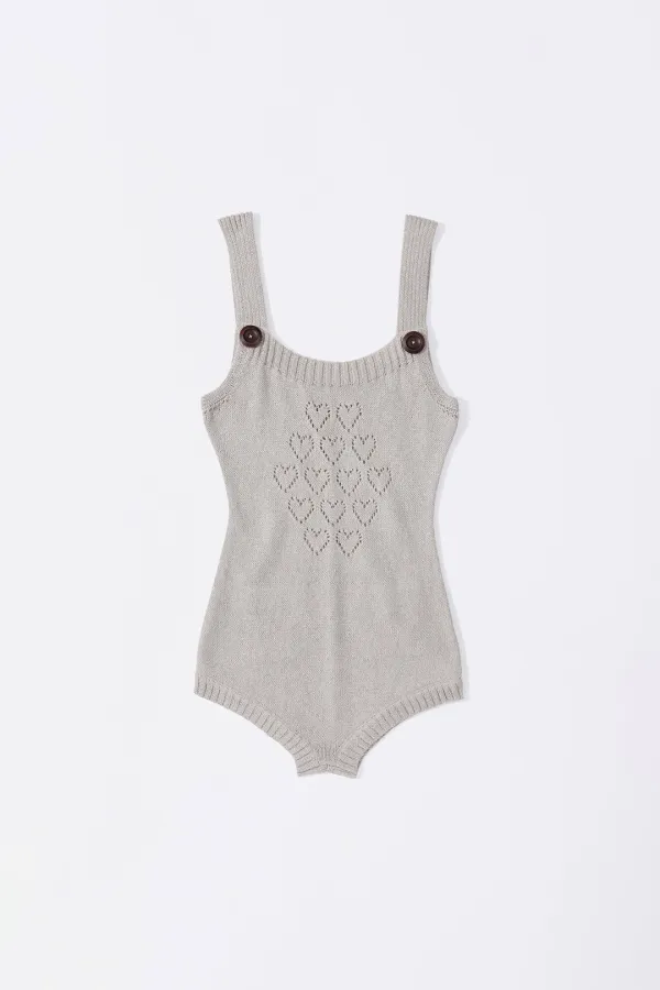 Overalls Knitted Bodysuit Raw