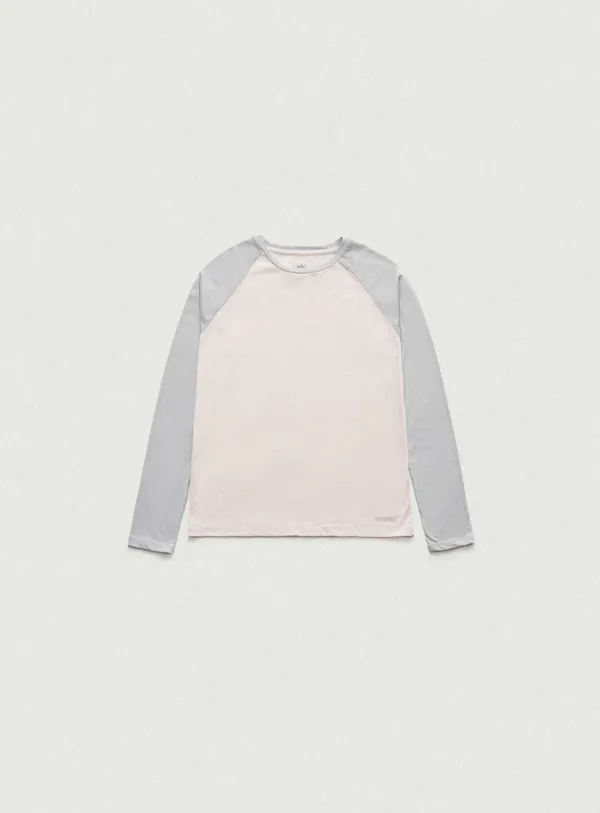 Raw Raglan T-Shirt_Light Pink